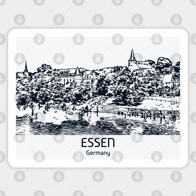 Essen - Germany Magnet by Lakeric